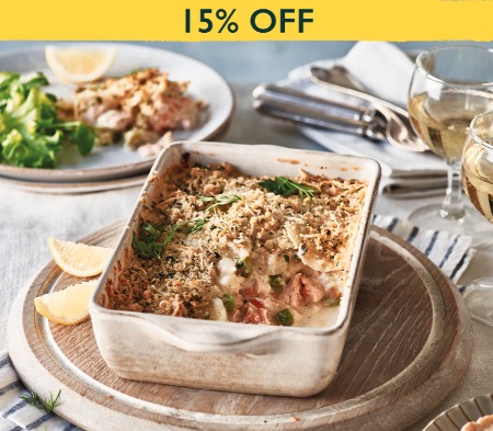 Salmon and Asparagus Gratin